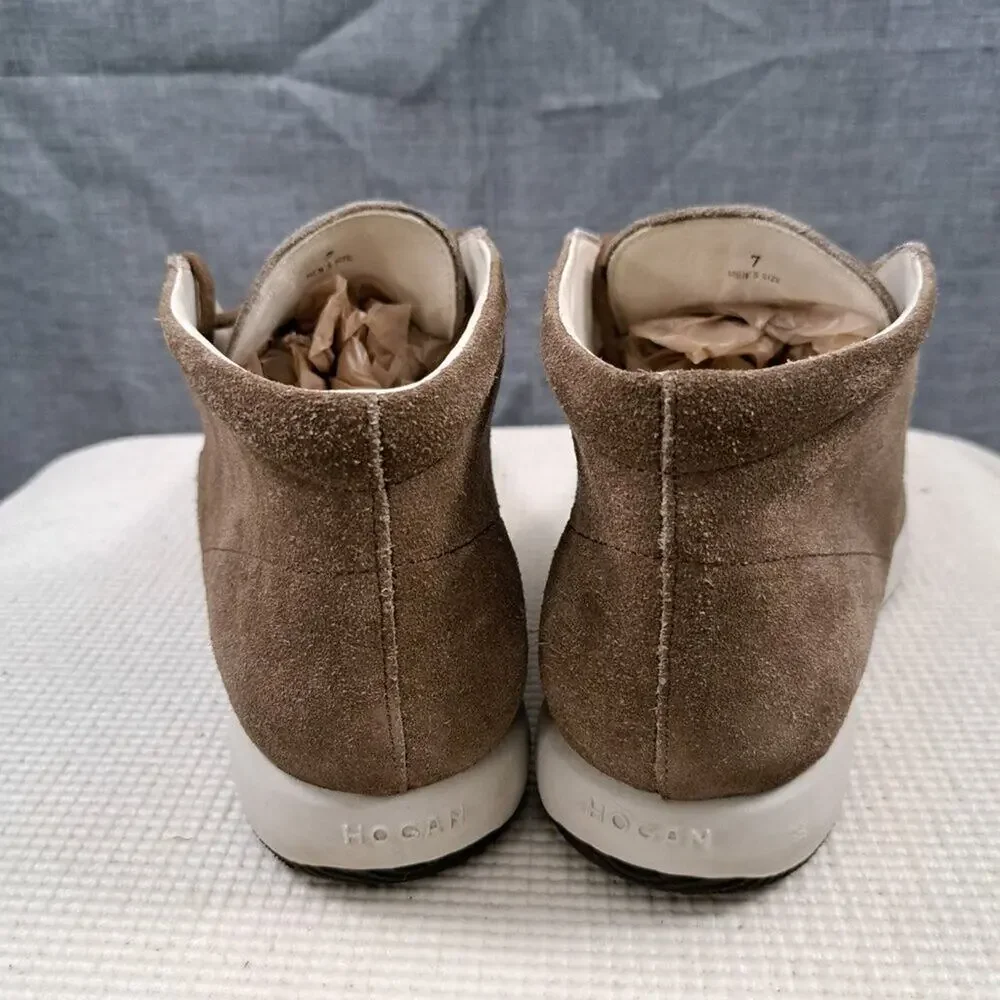 %Size 7 Men Hogan Derby Chukka H209 Boot || Made in Italy || / D7
